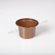 precio más bajo varias formas en forma de 25 ml PP tazas de café personalizado